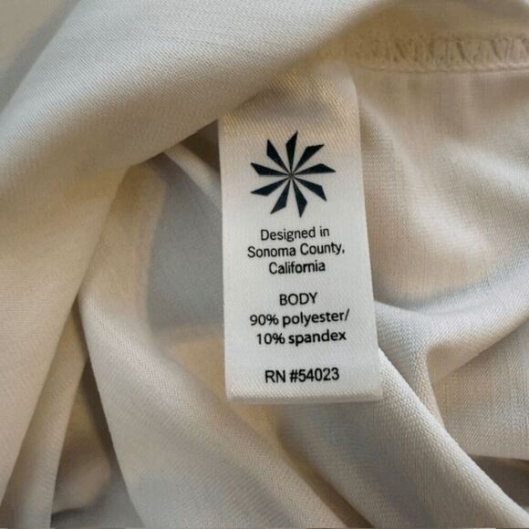 Athleta Women's Full Zip Hooded Activewear Jacket White Size Medium - Picture 5 of 6